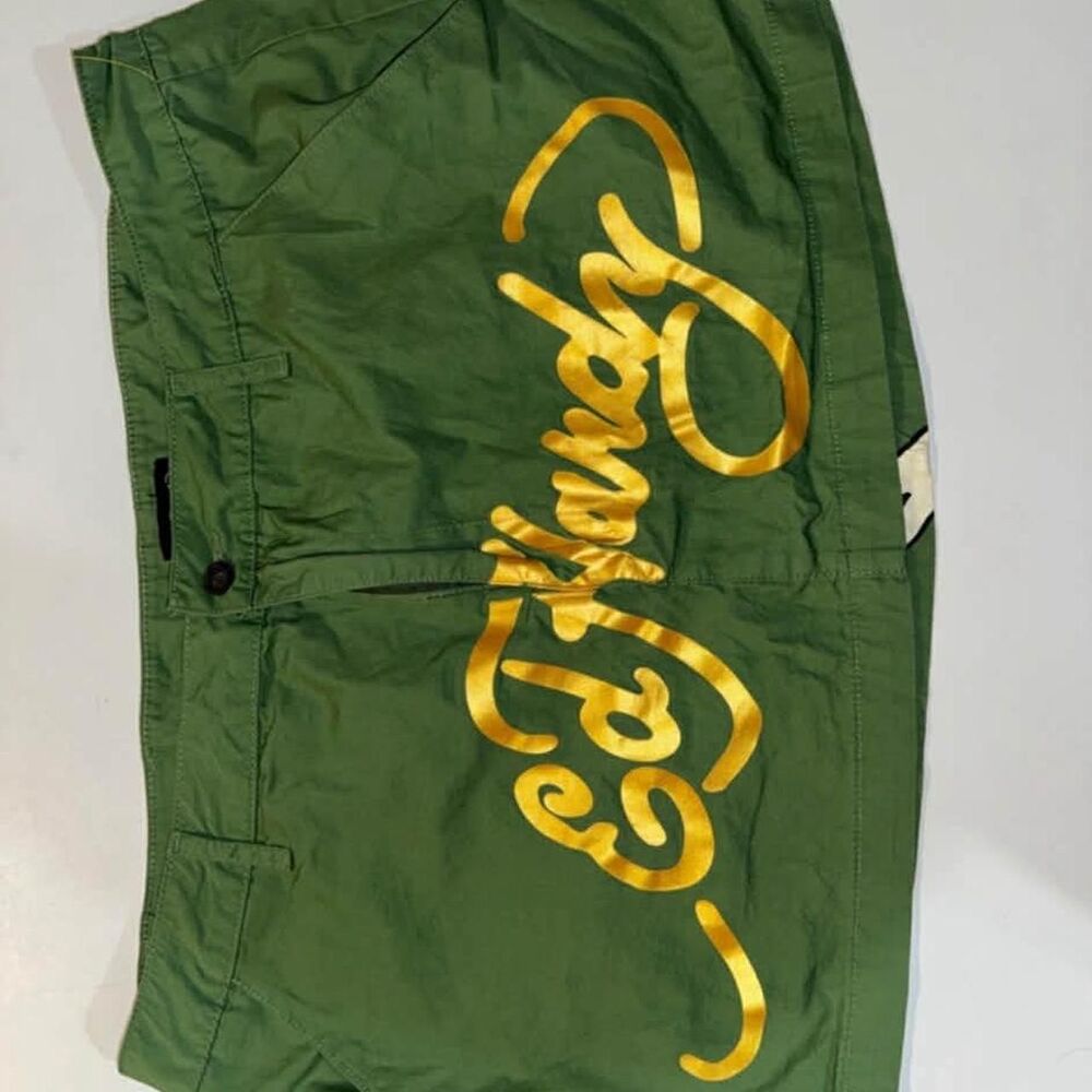 Ed-hardy Women's Green and Khaki Skirt